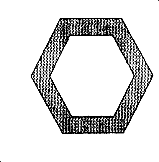 Magnetic multilayer film with geometrical shape and preparation method and application thereof