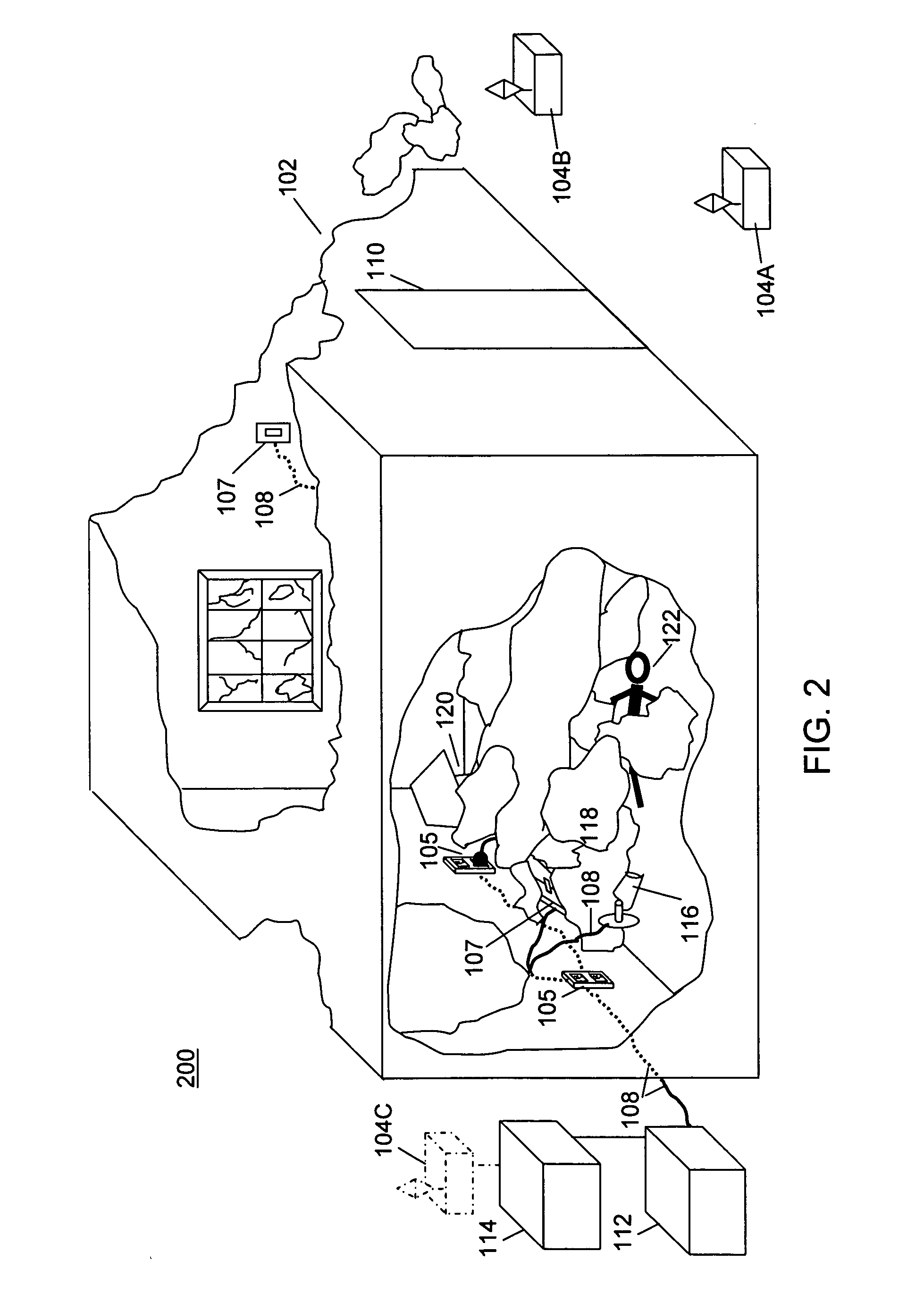 System and method for radiating RF waveforms using discontinues associated with a utility transmission line