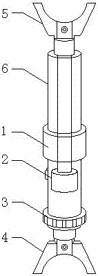 Architectural formwork erecting device