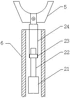 Architectural formwork erecting device