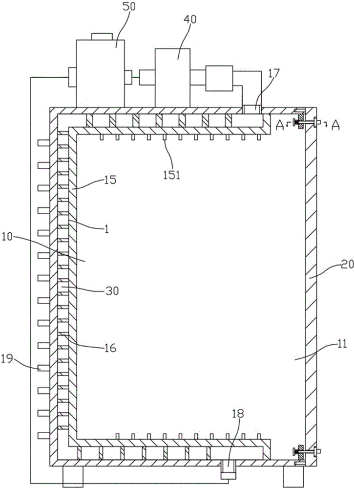 Water-cooled case convenient to repair