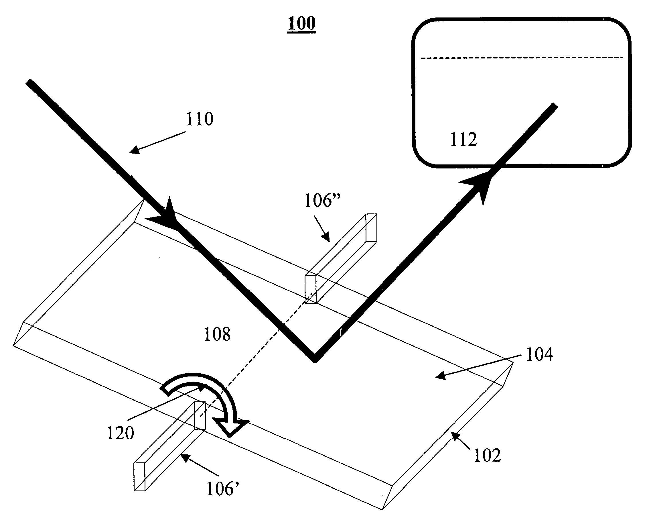 Bouncing mode operated scanning micro-mirror