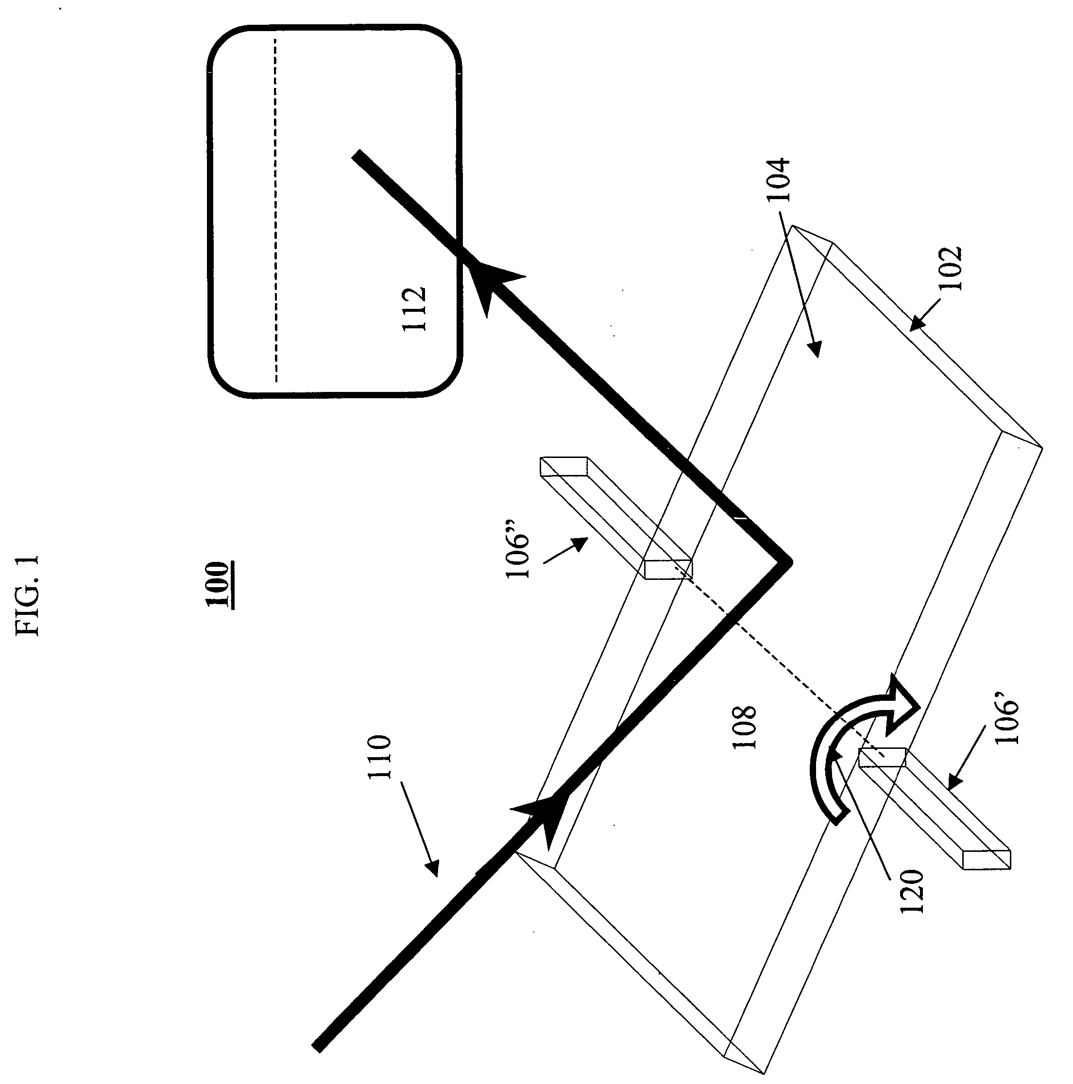 Bouncing mode operated scanning micro-mirror