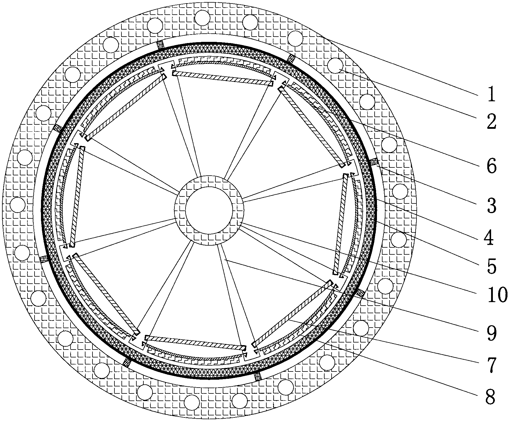 Electromagnetic heating roller device with built-in coil