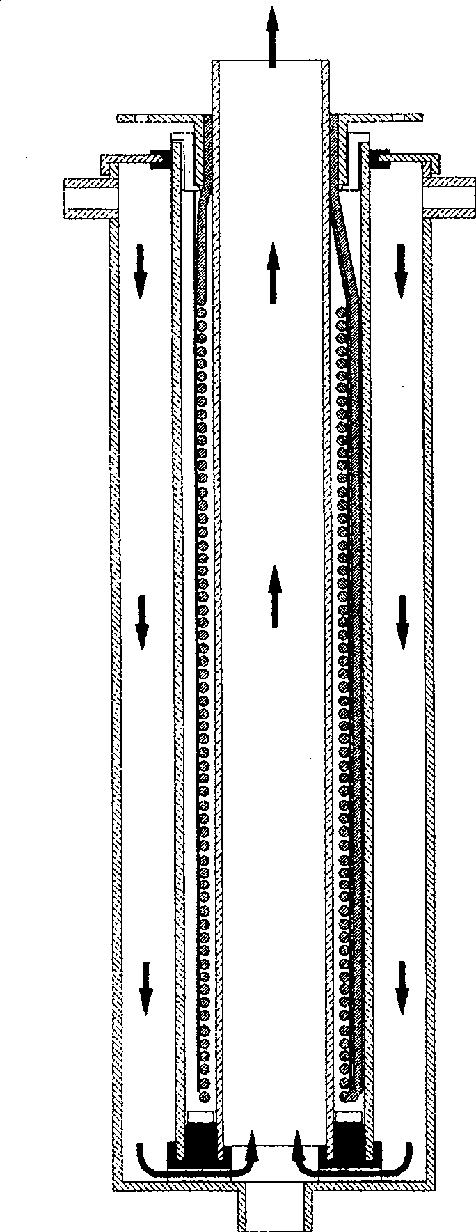 Heat quantity reclaiming type electric heater