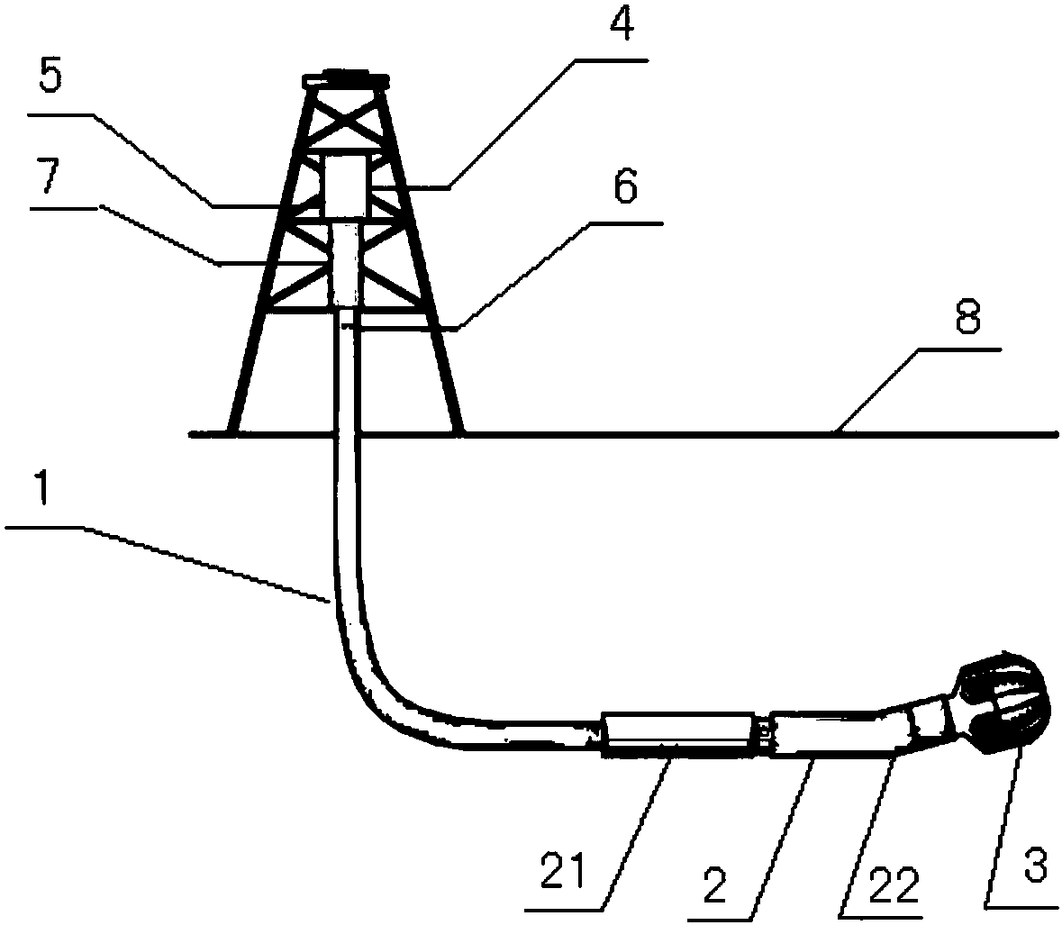 Directional sliding drilling monitoring while drilling control device and control method of directional sliding drilling monitoring while drilling control device