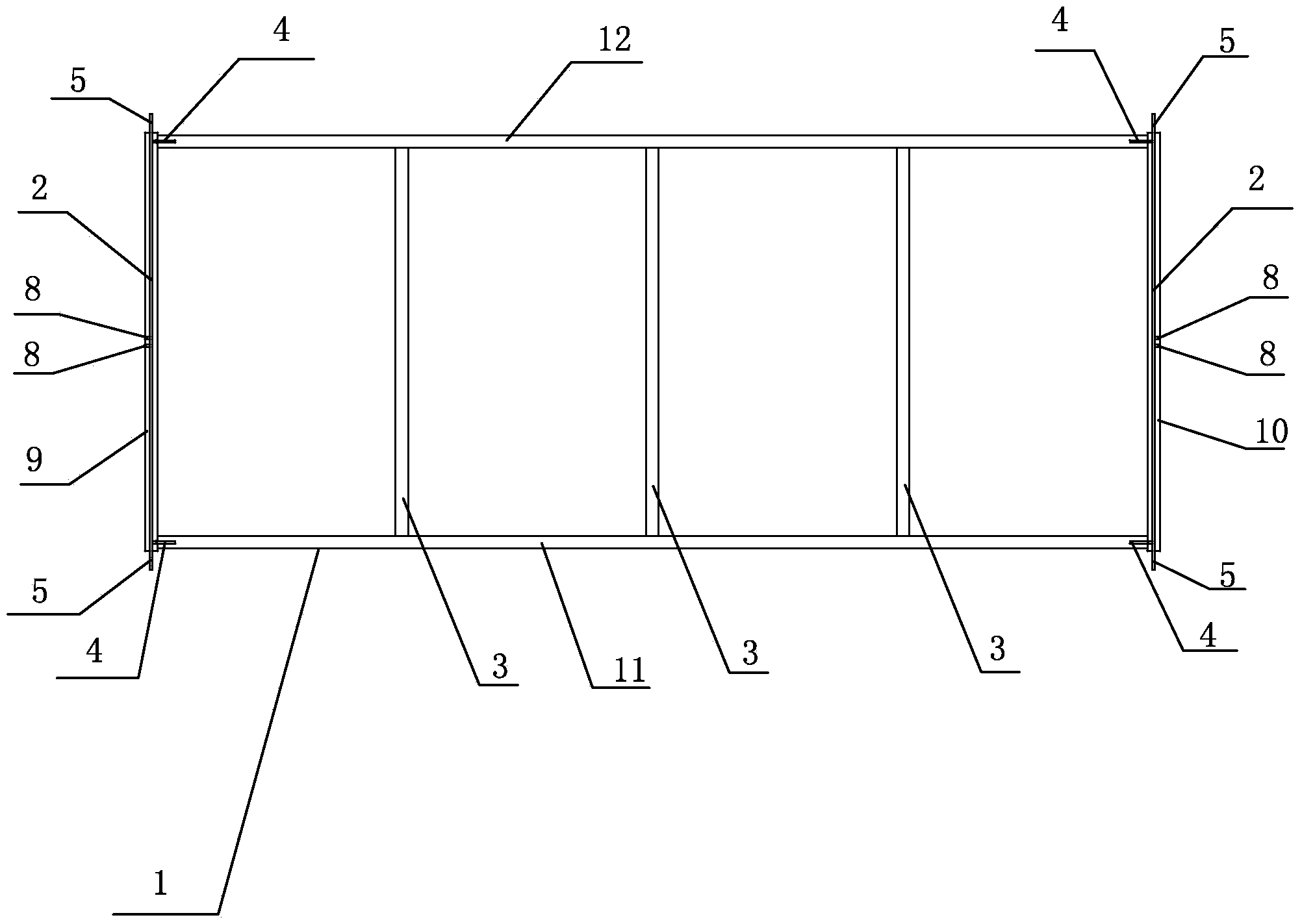 T-row transfer frame fixture