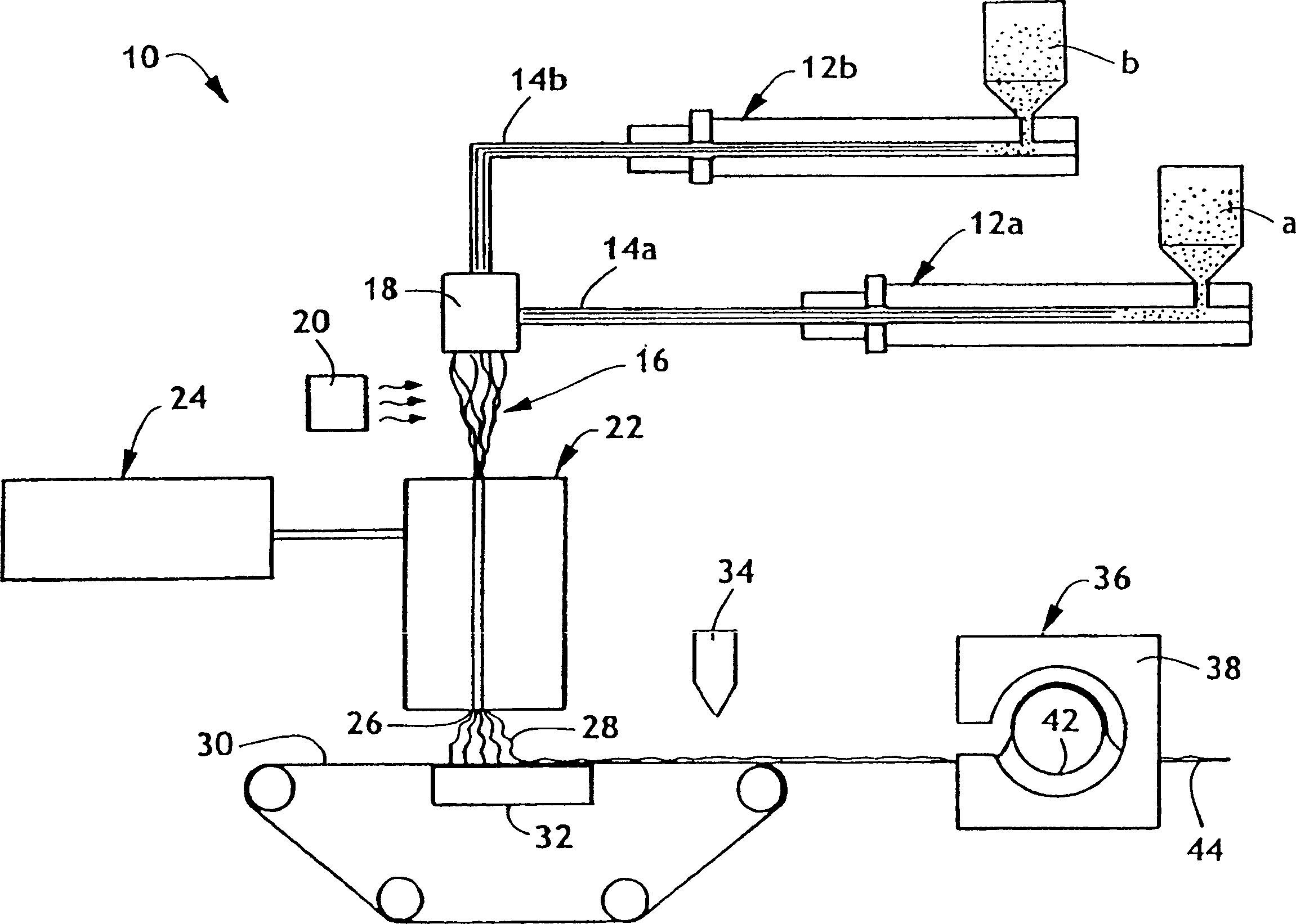 Crimped multicomponent fibers and methods of making same