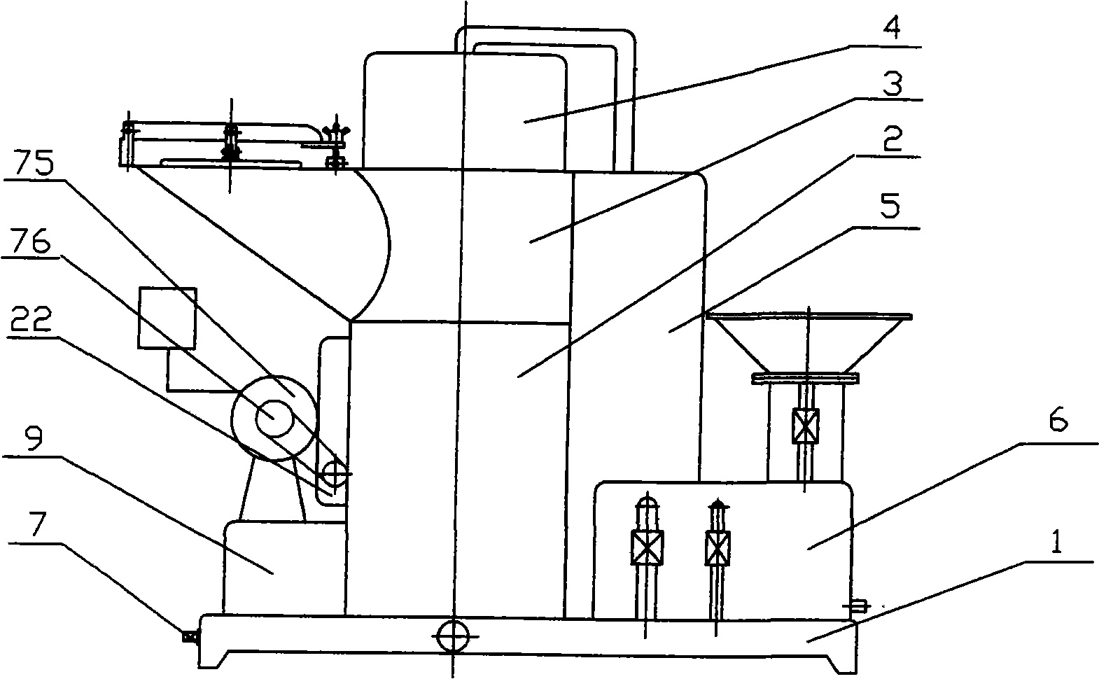 Process and apparatus for producing biomass gas