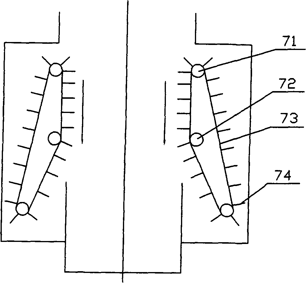 Process and apparatus for producing biomass gas