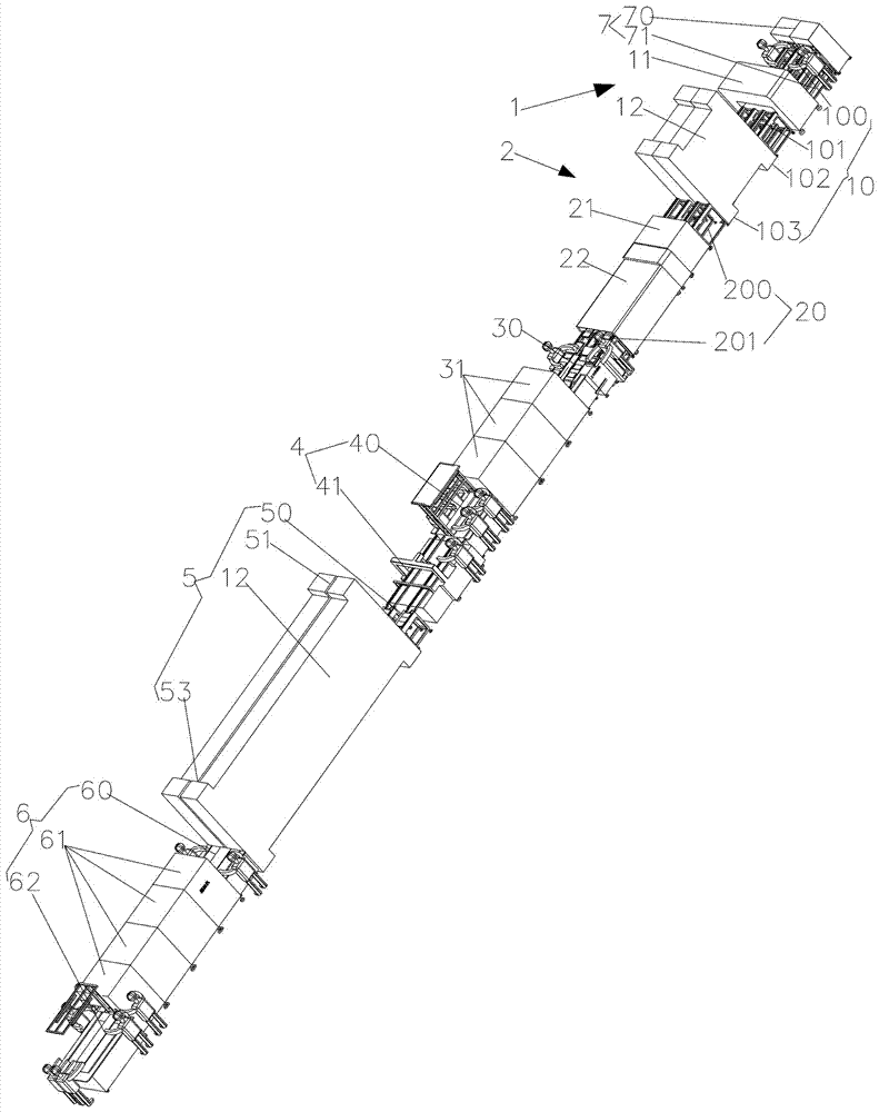 Double-rail assembly line and production technology thereof