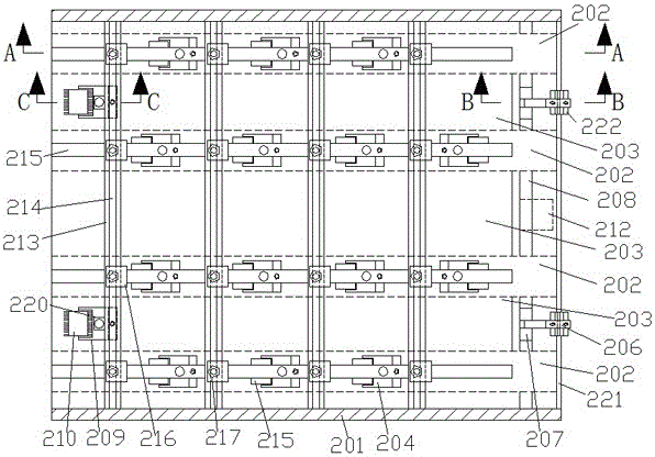 Die-cutting machine of packaging box