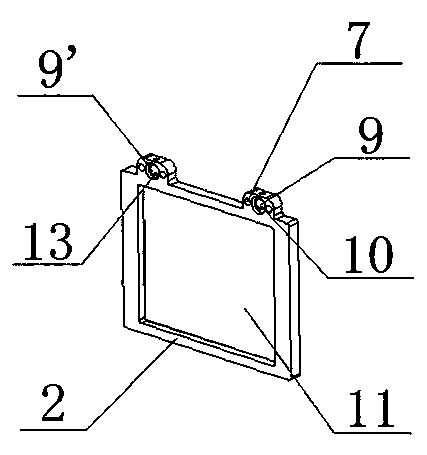 Water-cooling device for lithium-ion power battery grouping