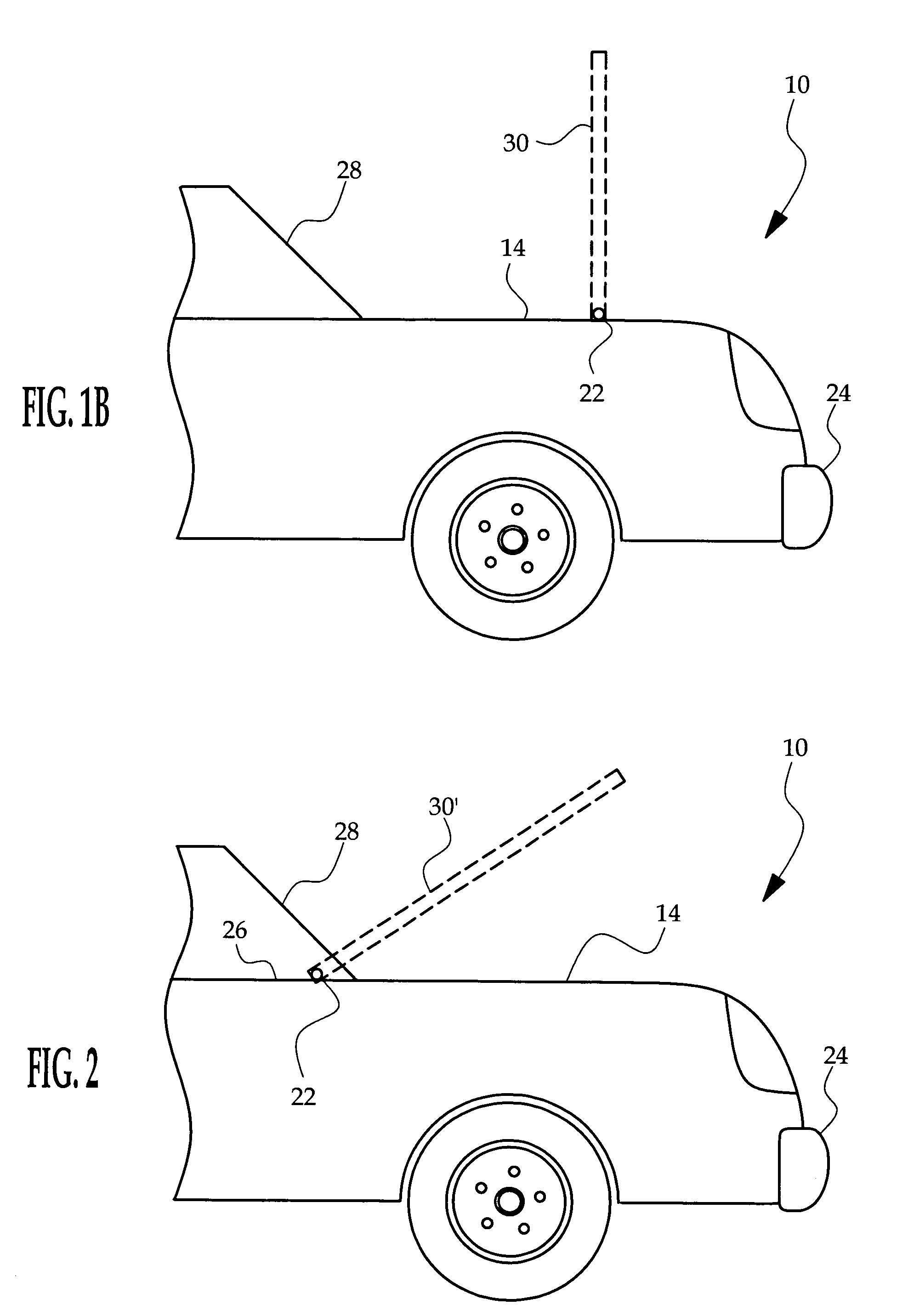 Vehicle sensing method for detecting a pedestrian impact