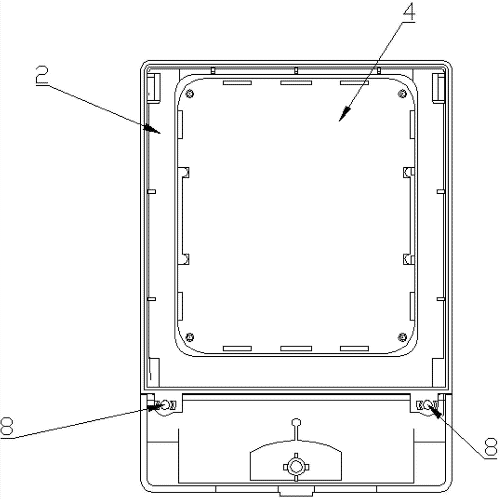 Ammeter with quadruple antitheft function