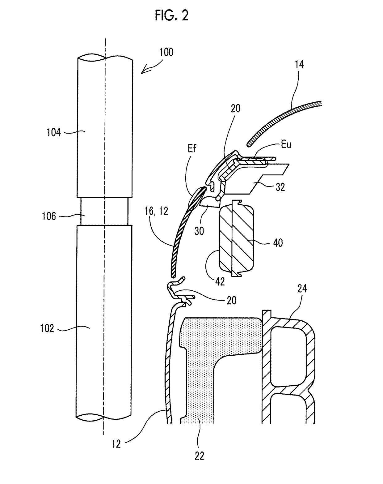 Vehicle front portion structure