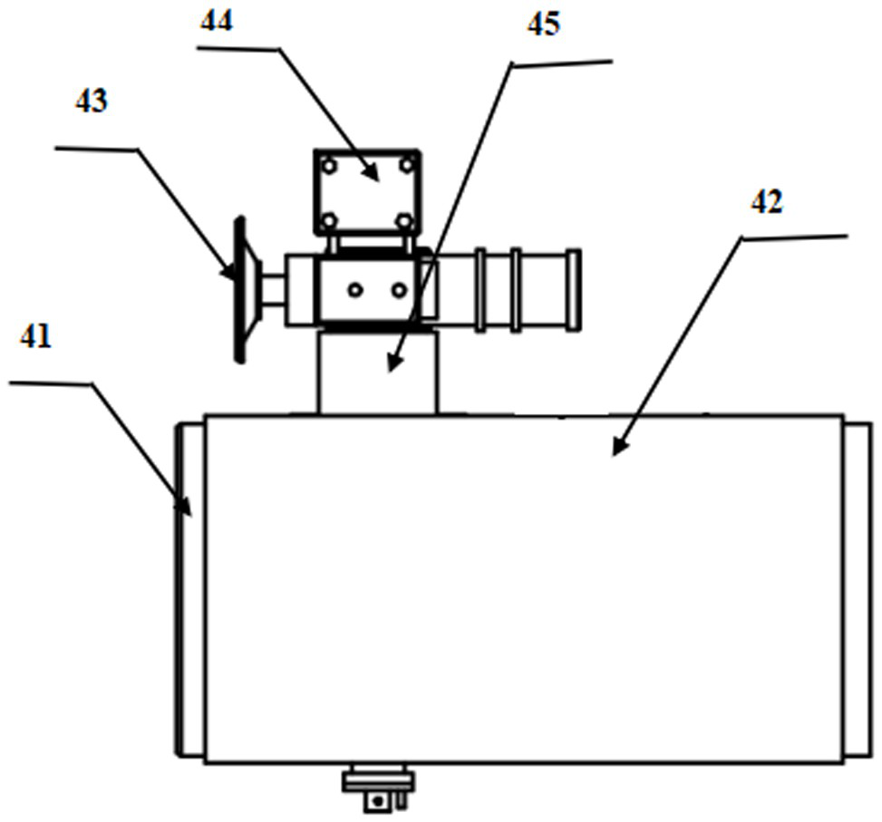 Control method of wind powder multi-parameter online detection device