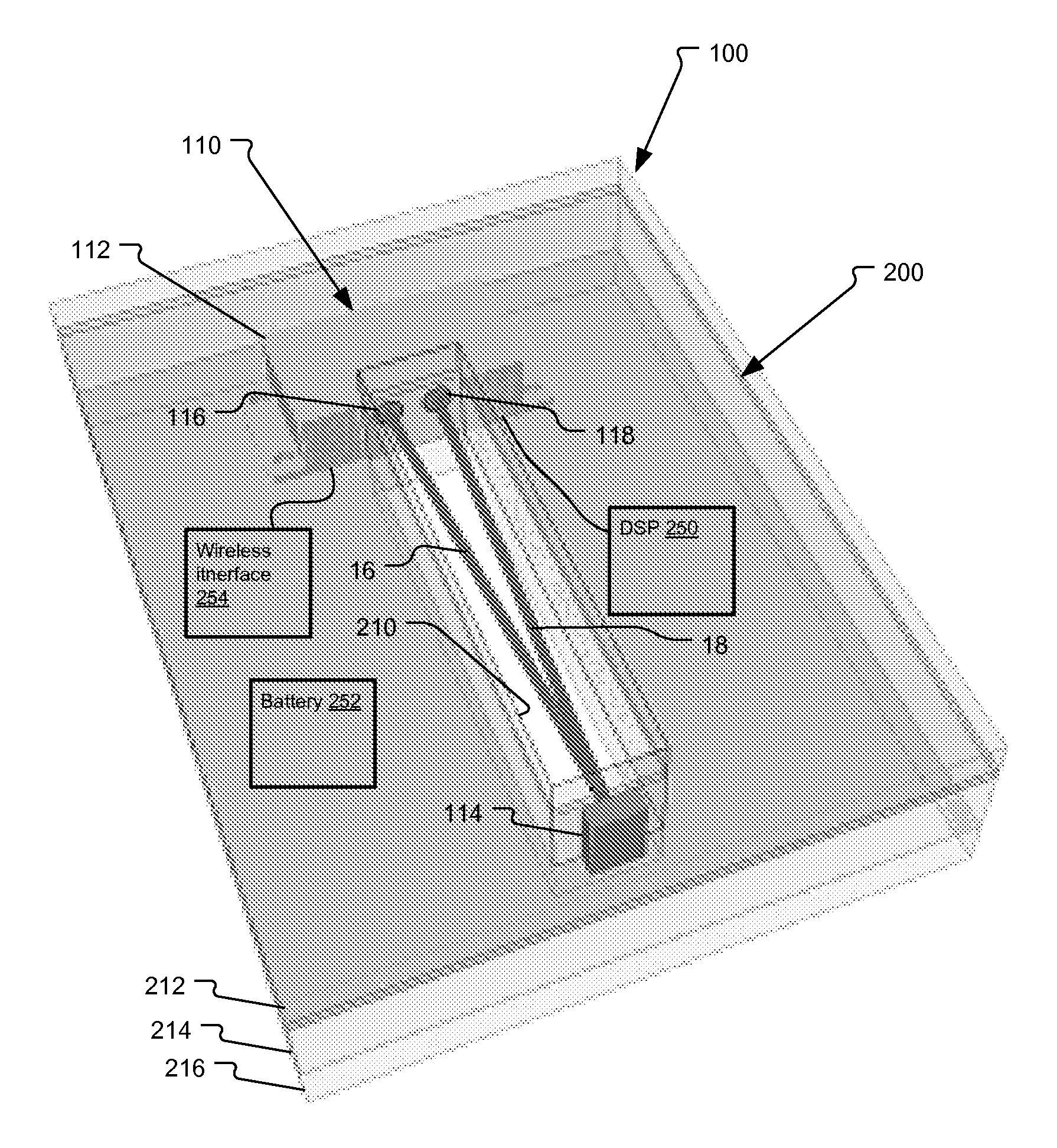 Widely-tunable semiconductor source integrated in windowed hermetic package