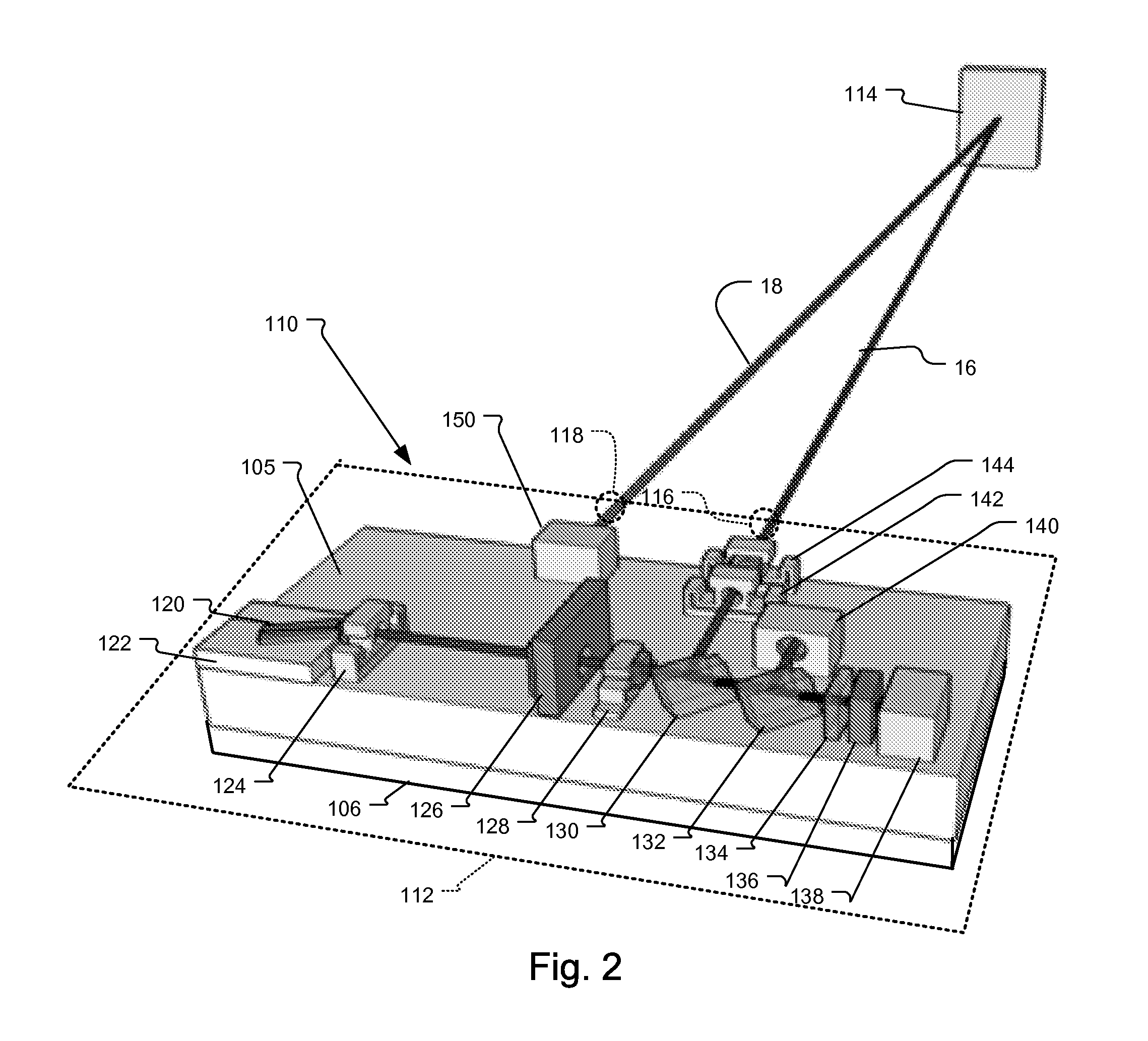 Widely-tunable semiconductor source integrated in windowed hermetic package