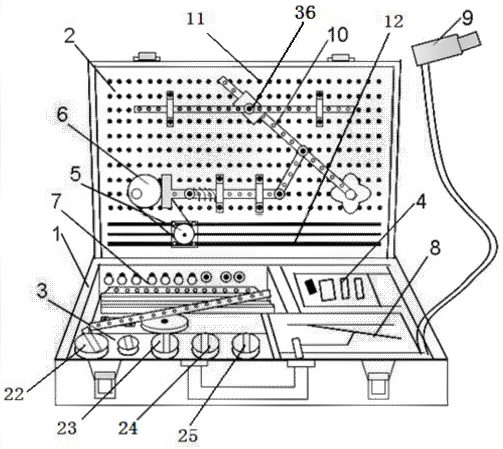 Portable Assembled Theoretical Mechanics Teaching Aids