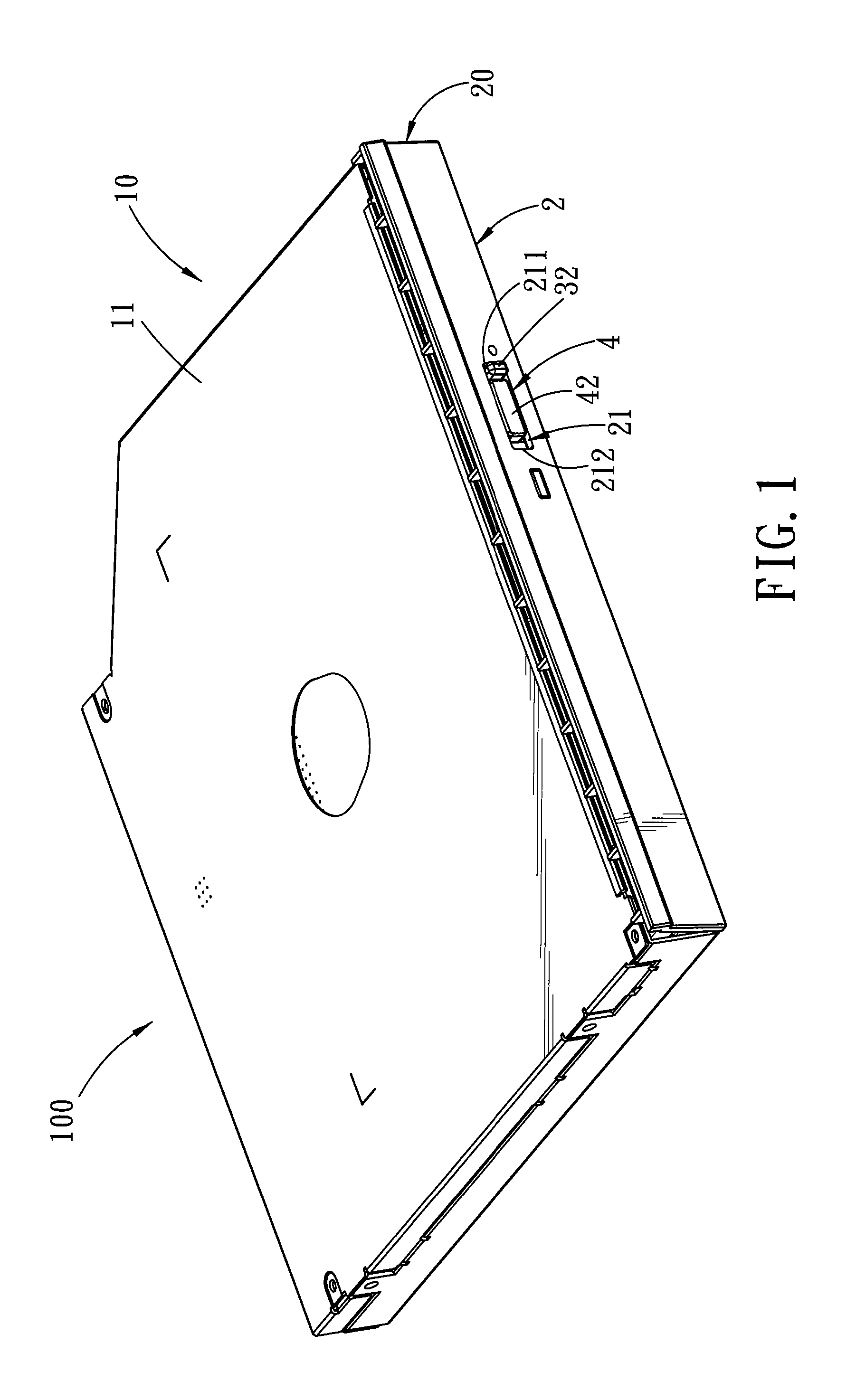 Locking mechanism and an optical disk drive having the same