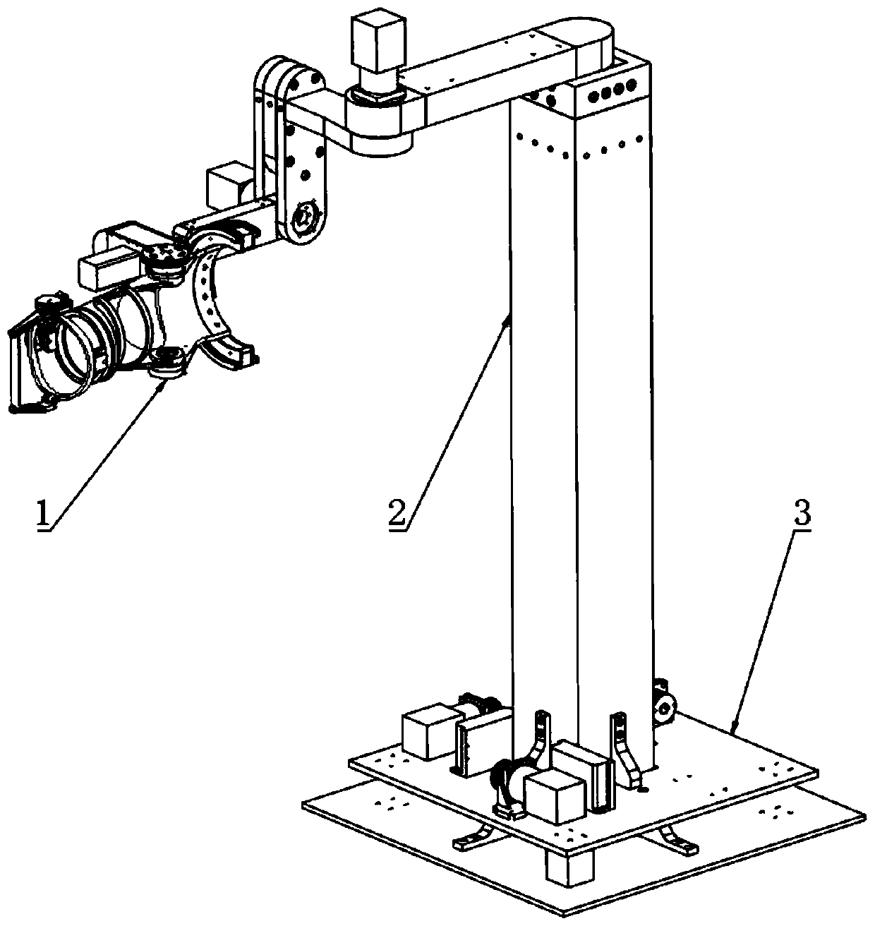 Wrist two-degree-of-freedom flexible rope driven exoskeleton type upper limb rehabilitation training robot