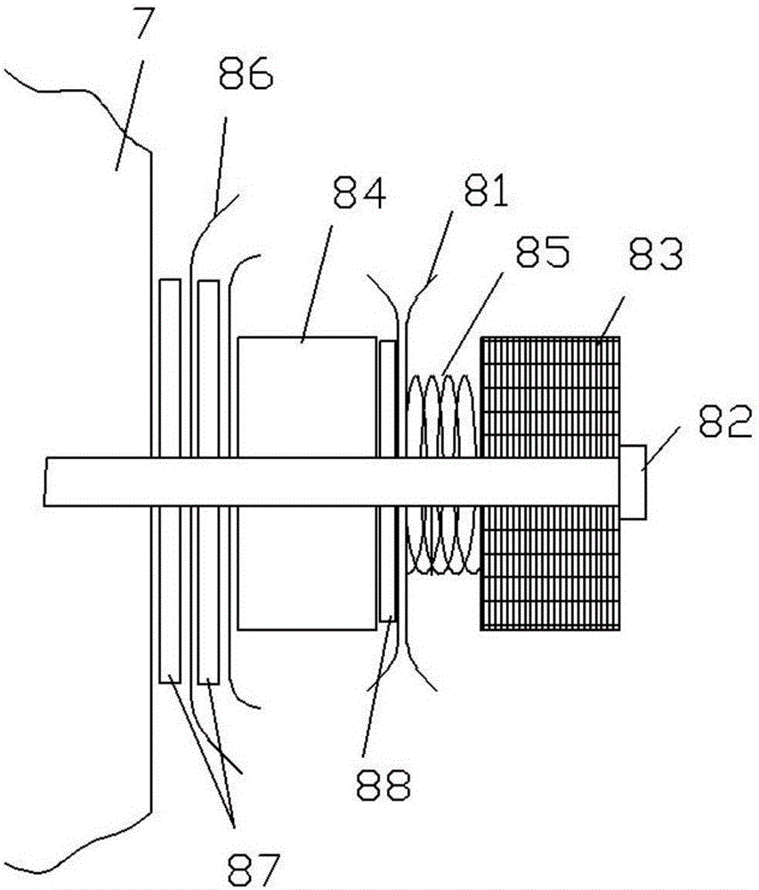 Intelligent formwork sewing machine provided with electromagnetic tensioning device