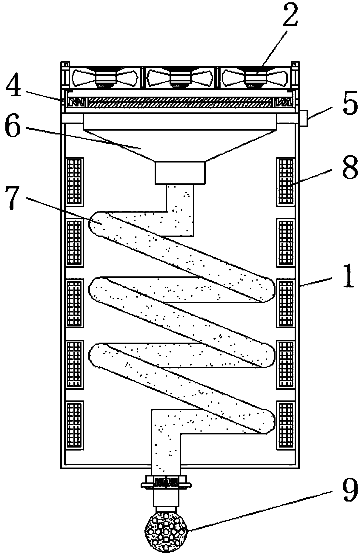 Air purification equipment facilitating laboratory air sterilization