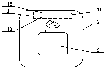 Fire prevention layer with composite structure and battery system using fire prevention layer