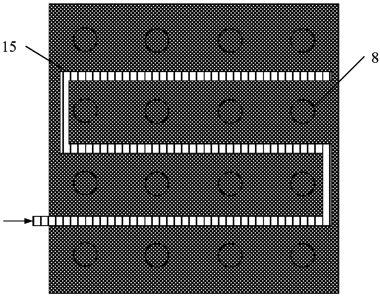 Large-sized previous concrete blocking simulation device and retained particle measuring method