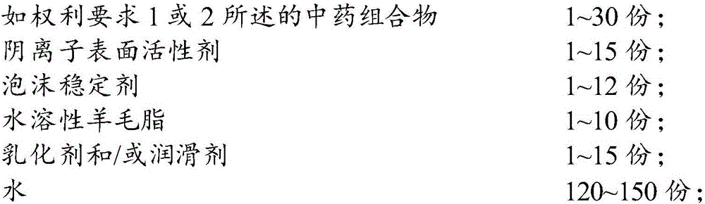 Traditional Chinese medicine composition and preparation and preparation method thereof