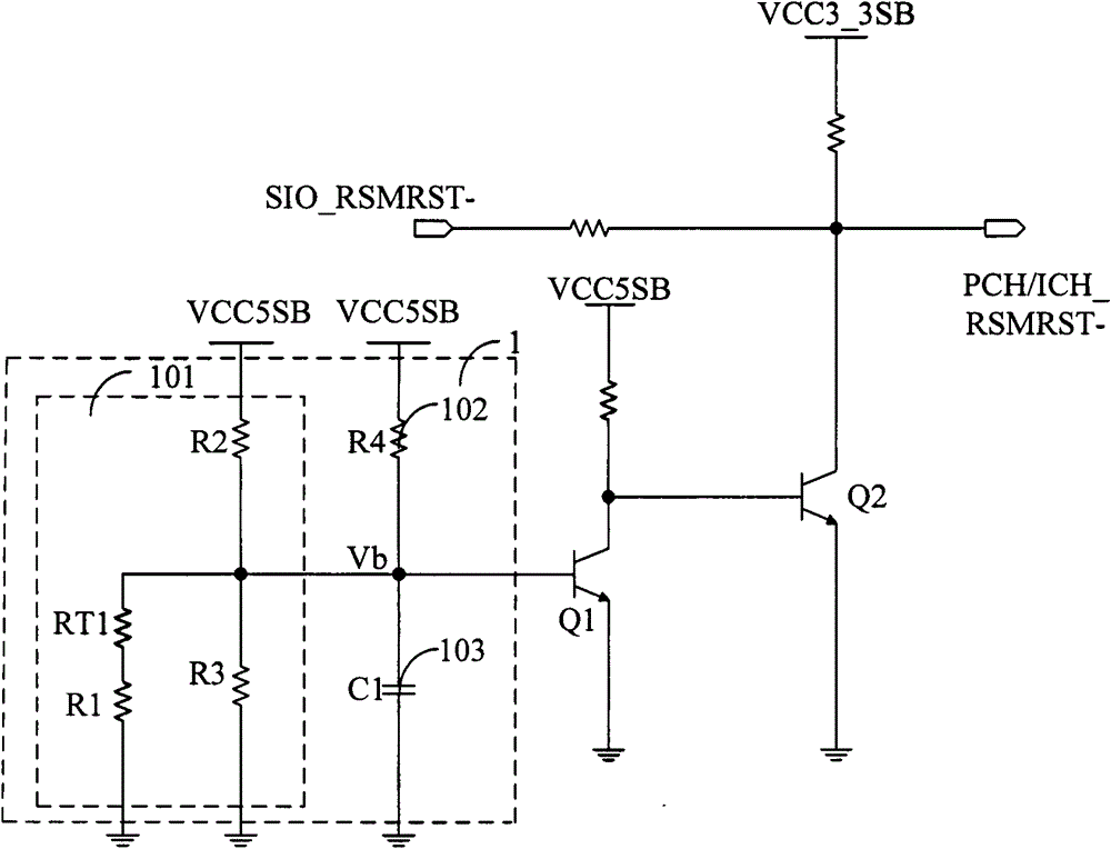 A wide temperature control circuit, a main board and a method for controlling the wide temperature of the main board