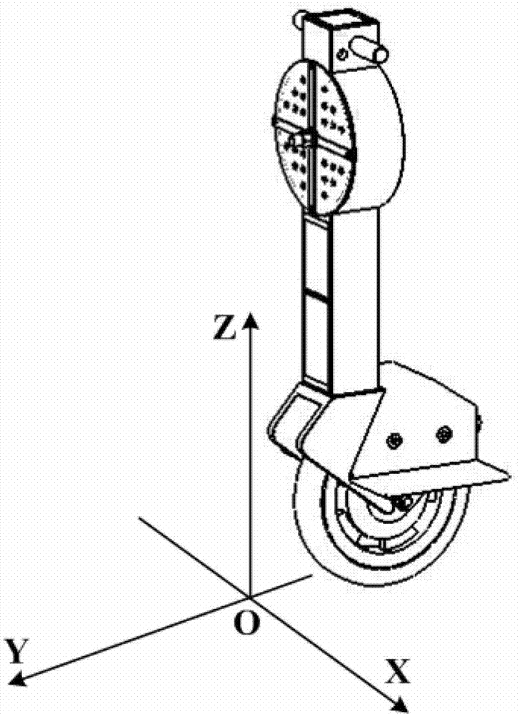 Self-balancing manned solowheel based on inertia balance wheel