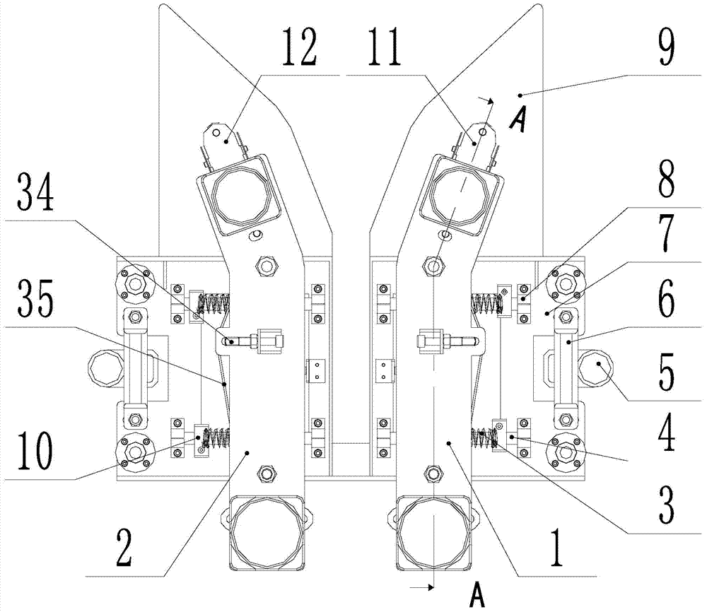 Device and method for automatically picking pineapples