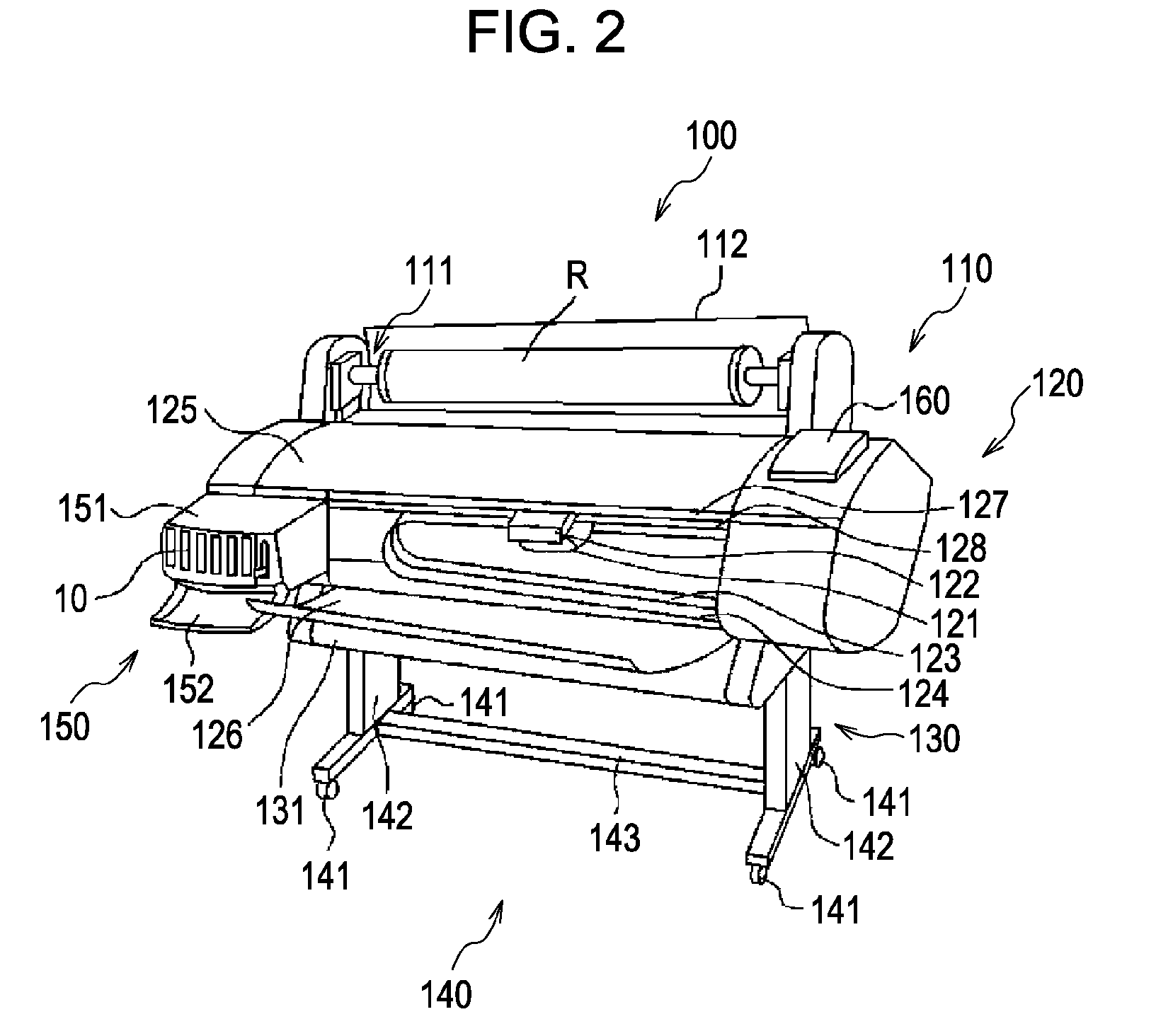 Rolled medium supporting device for supporting both ends of rolled medium and recording apparatus having the rolled medium supporting device