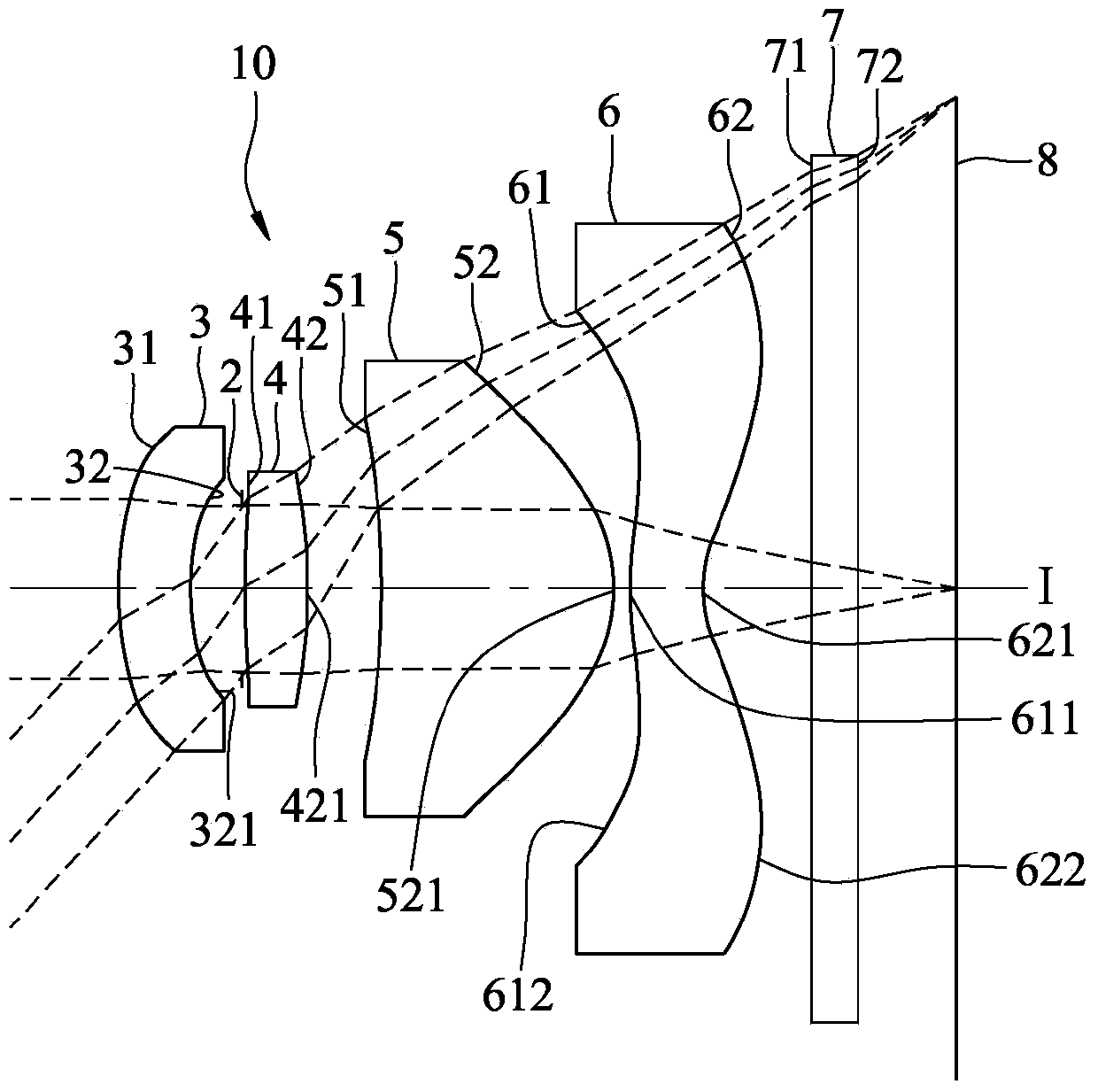 Optical imaging lens and electronic device utilizing same