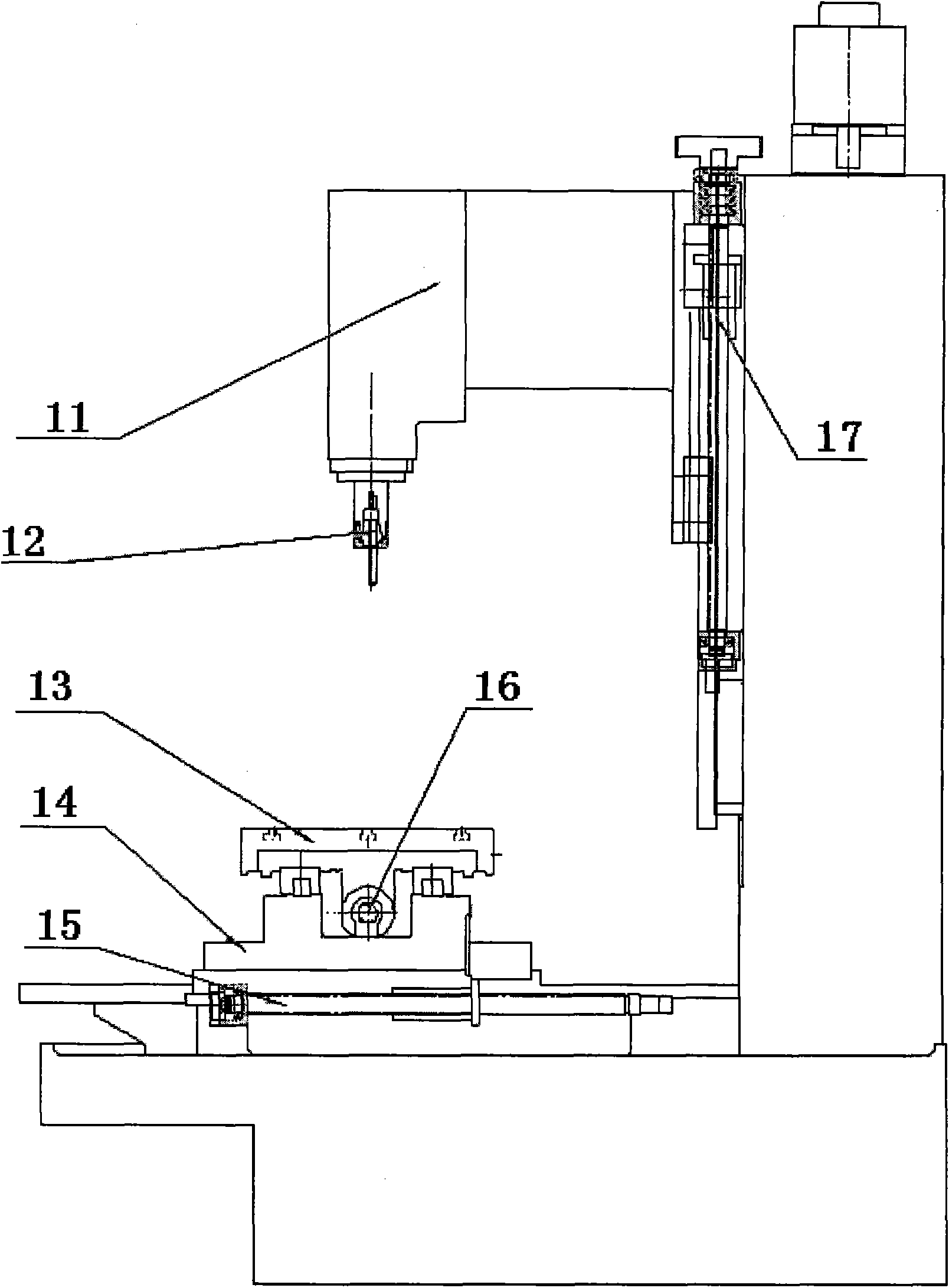 Moving column type numerical control processing centre