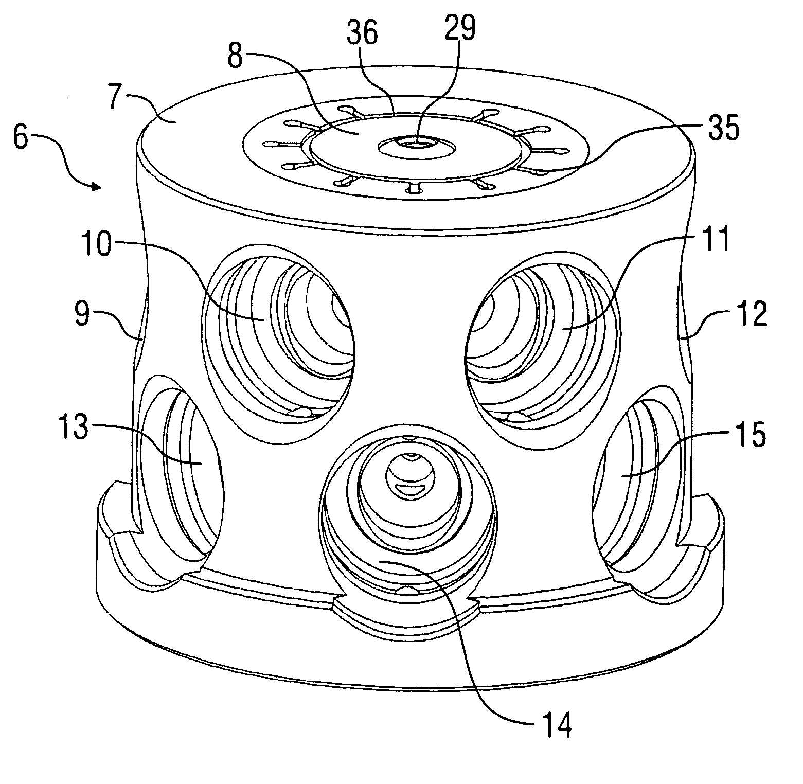 Valve unit for a coating system