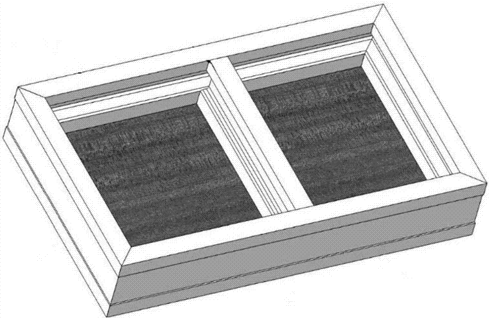 A kind of aluminum-wood composite formwork system for building