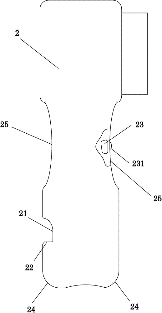 A charging stand for preventing facial cleanser from slipping