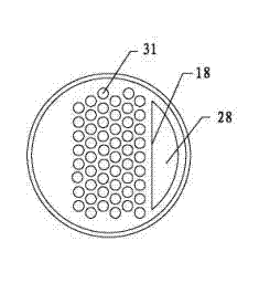 Novel process for removing light components in stock solution of furfural and special production apparatus