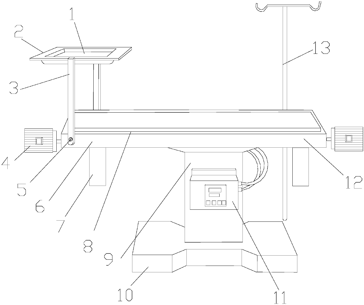 Immobilizing treatment device for animal husbandry and veterinary