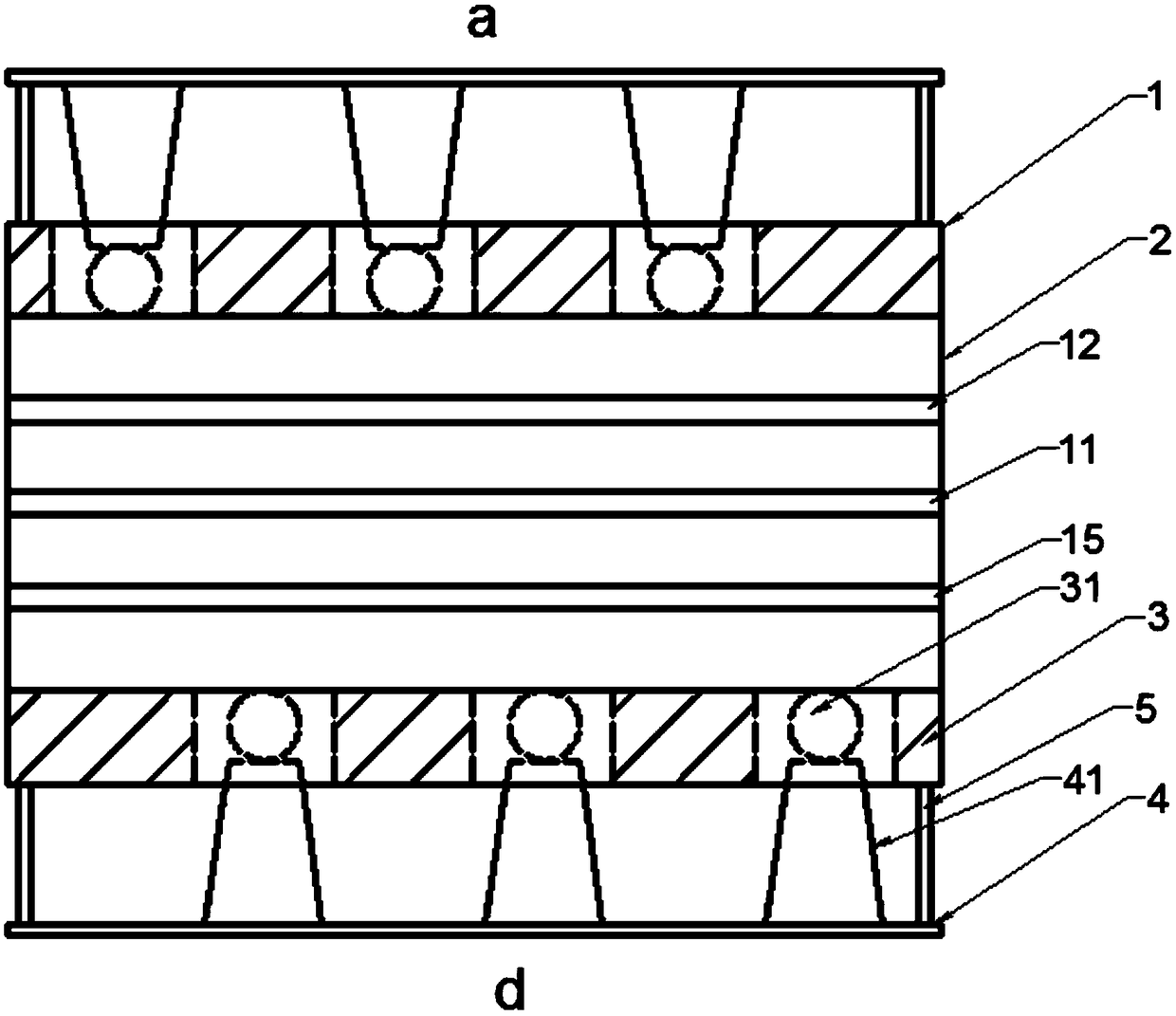 Multi-core fiber microbend sensor