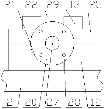 Root key construction method using root key construction device of root type pouring pile