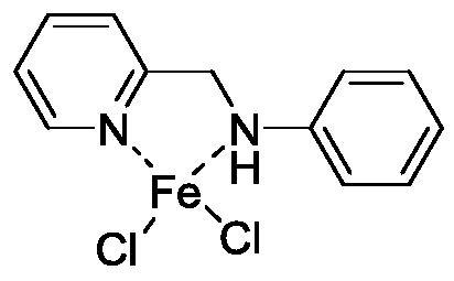 A kind of aryl substituted pyridinium amine iron-based catalyst and its preparation method and application