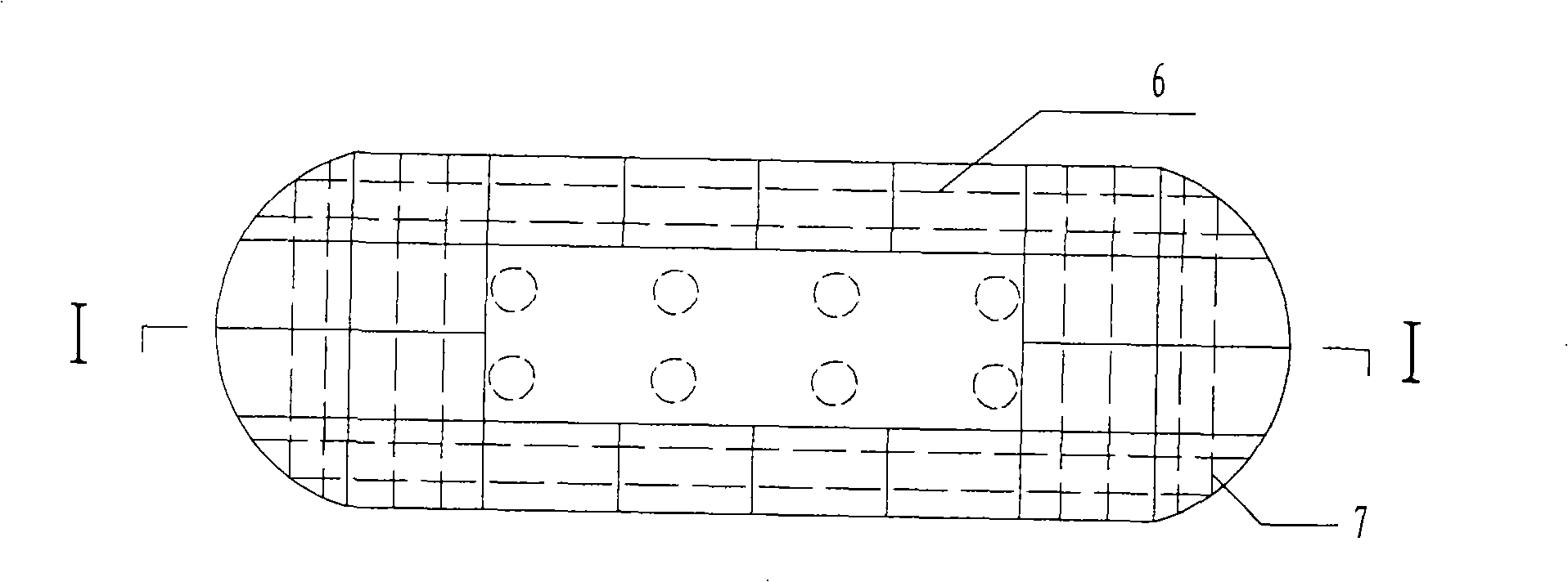 Energy-dissipating and collision-preventing combined device of floating composite pier