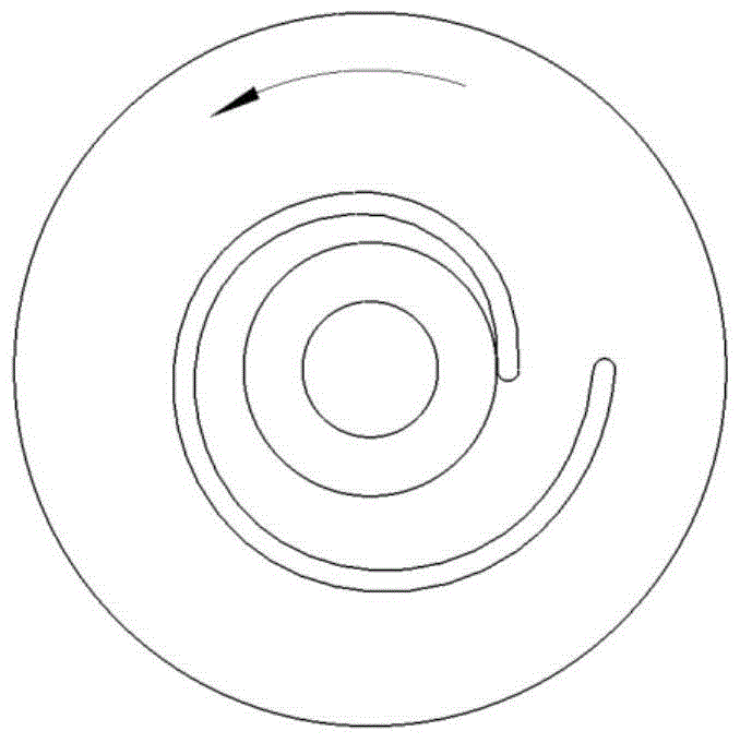 A blood flow guiding device for a centrifugal magnetic levitation artificial heart pump