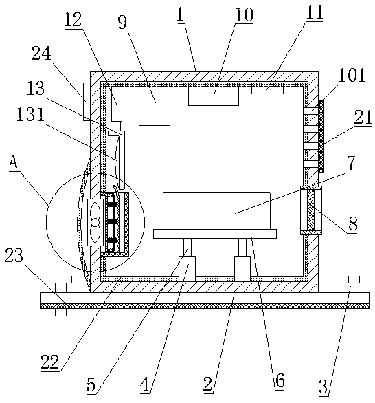 Moisture-proof and water-proof photoelectric sensor