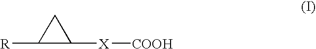 Carboxylic acid compound having cyclopropane ring