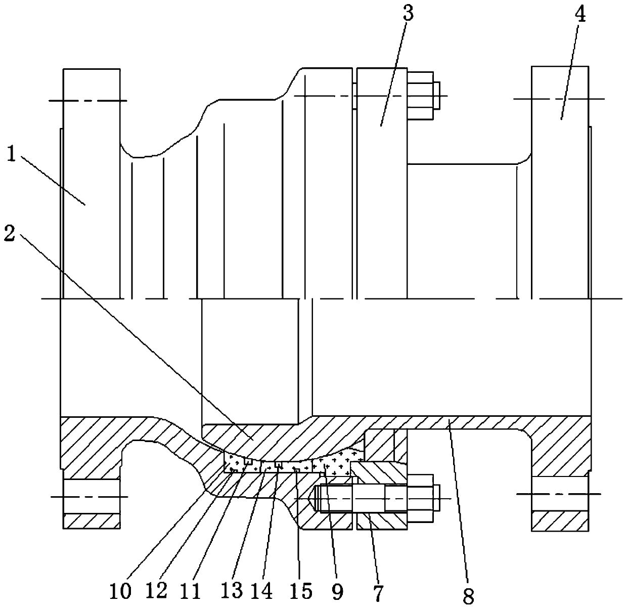 Angle-adjustable pipeline connecting structure, installing method and long-line pipeline